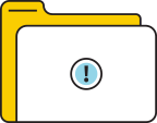 Folder icon with heart